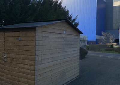 chalet installé pour une entreprise