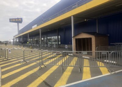 chalet installé chez Ikea à hognoul