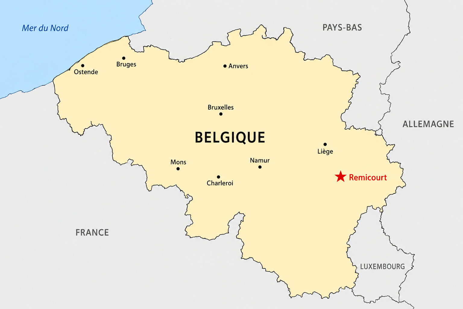 CARTE / GOOGLE MAPS — Rue Joseph Dodeur, 4350 Pousset, Belgique